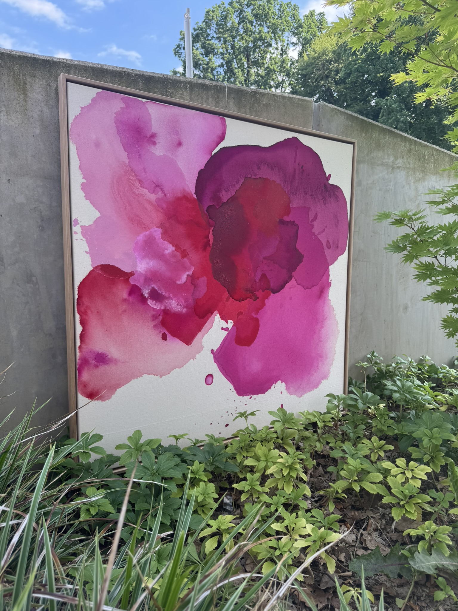 Herzschlag, 2026, Acryl auf roher Baumwollleinwand, Ansicht 10